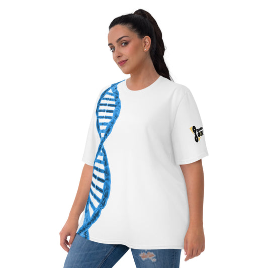 Camiseta All-Over (Crew Neck): DNA (mangas curtas) (feminina) (branca)