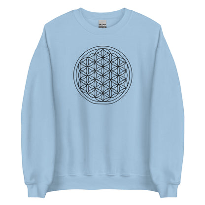 Moletom (Gildan®): Flower of Life (minimalista) (unissex)