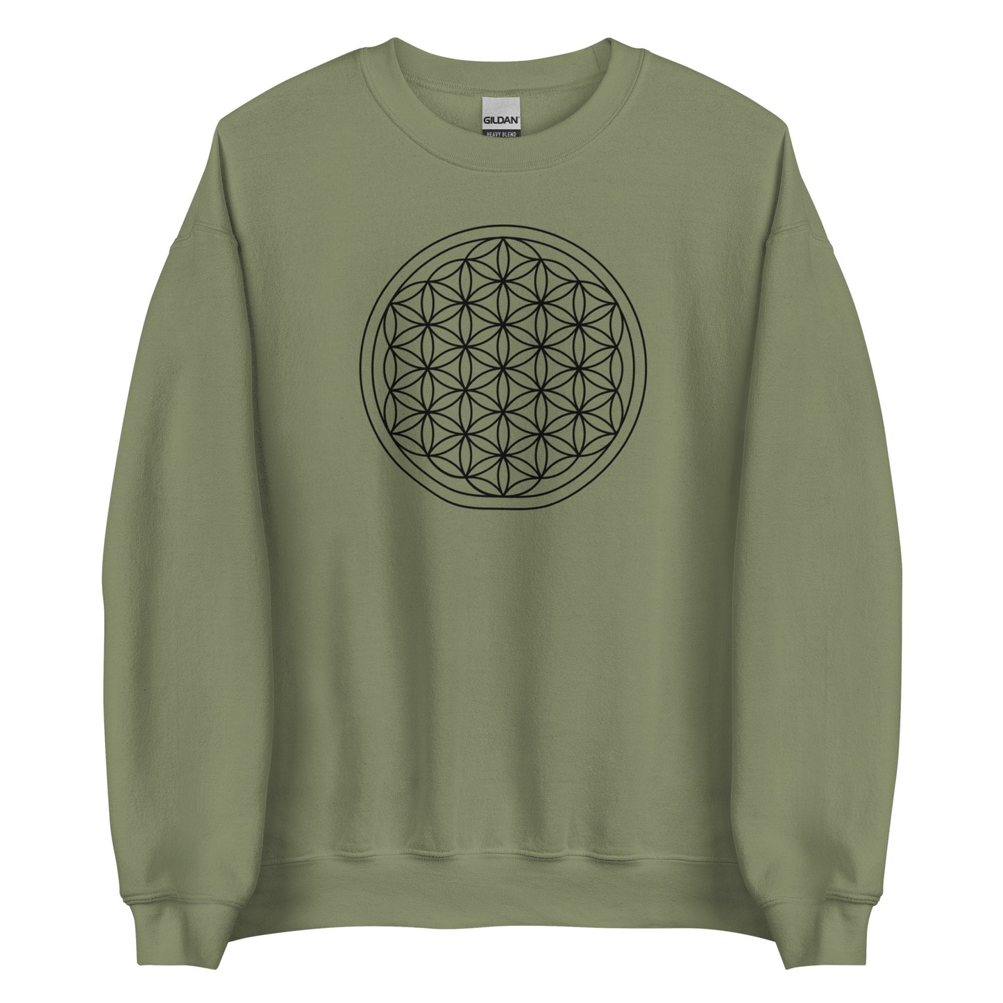 Moletom (Gildan®): Flower of Life (minimalista) (unissex)