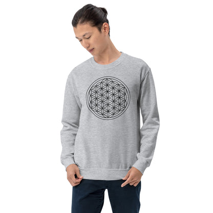 Moletom (Gildan®): Flower of Life (minimalista) (unissex)