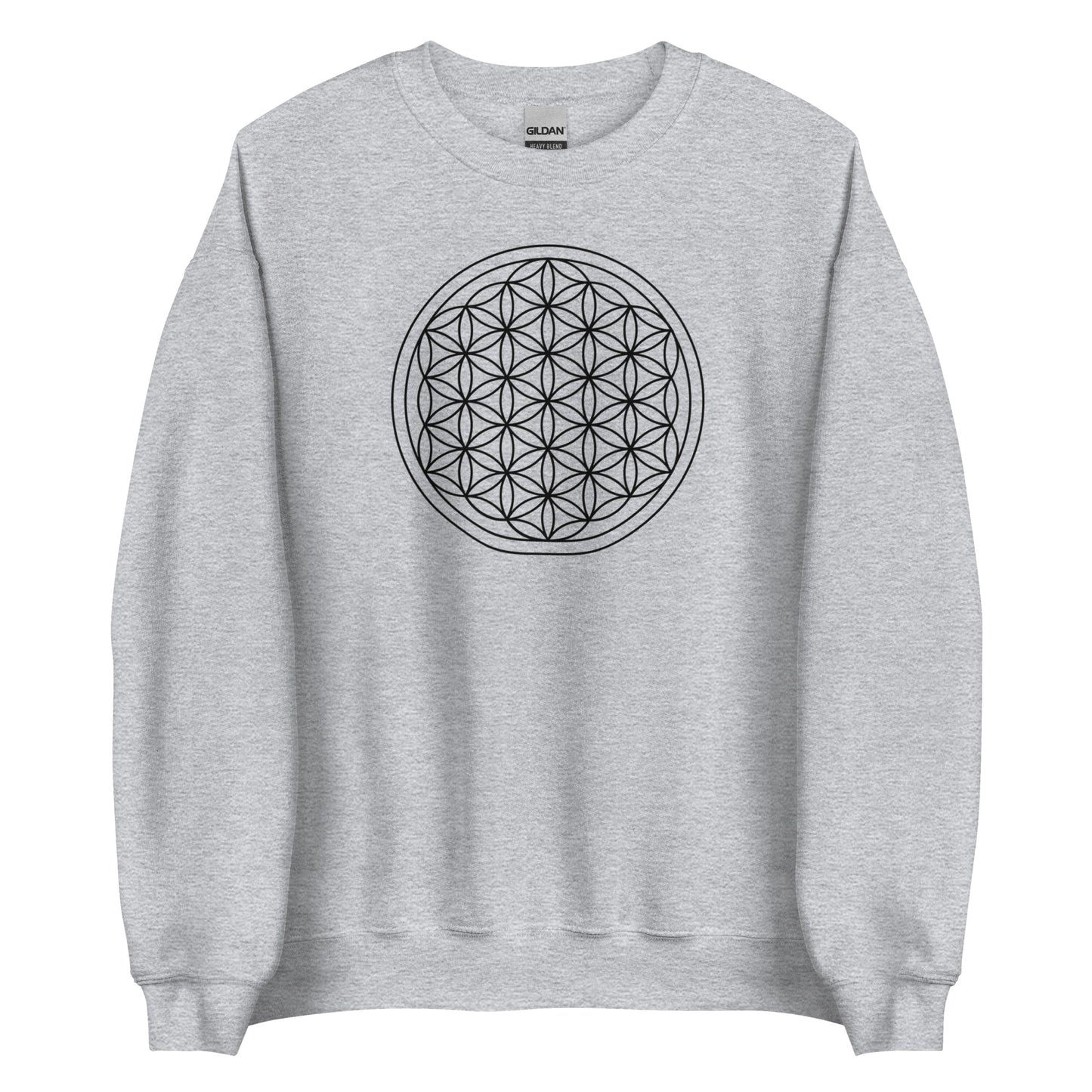 Moletom (Gildan®): Flower of Life (minimalista) (unissex)