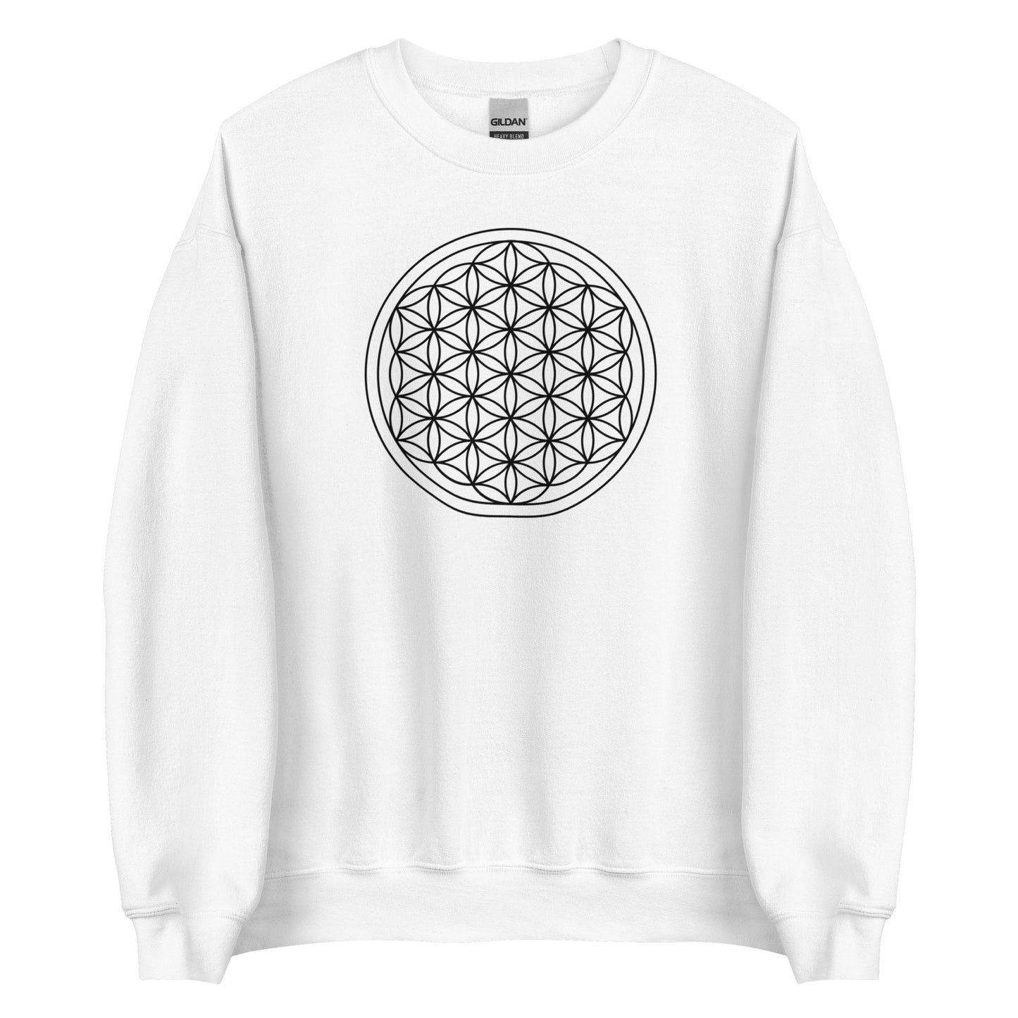 Moletom (Gildan®): Flower of Life (minimalista) (unissex)