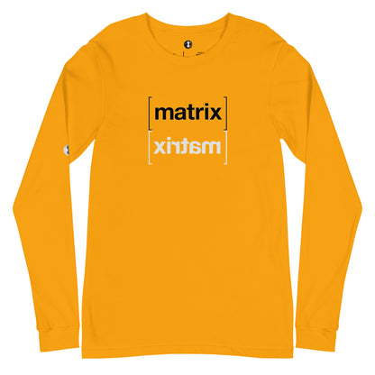 Camiseta (Bella + Canvas®): Matrix Matrix (mangas longas) (unissex)