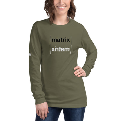 Camiseta (Bella + Canvas®): Matrix Matrix (mangas longas) (unissex)