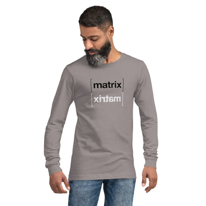 Camiseta (Bella + Canvas®): Matrix Matrix (mangas longas) (unissex)