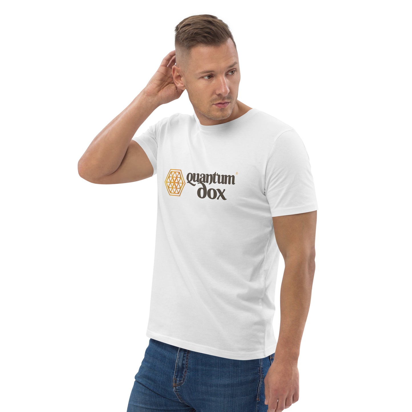 Camiseta (Stanley/Stella®): Quantum Dox® Classic (unissex) (branca)