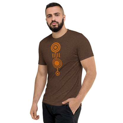 Camiseta (Bella + Canvas®): Crop Circle (mangas curtas) (unissex)