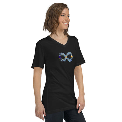 Camiseta (Bella + Canvas®): Infinite One (gola V) (feminina)