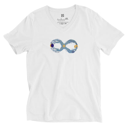 Camiseta (Bella + Canvas®): Infinite One (gola V) (feminina)