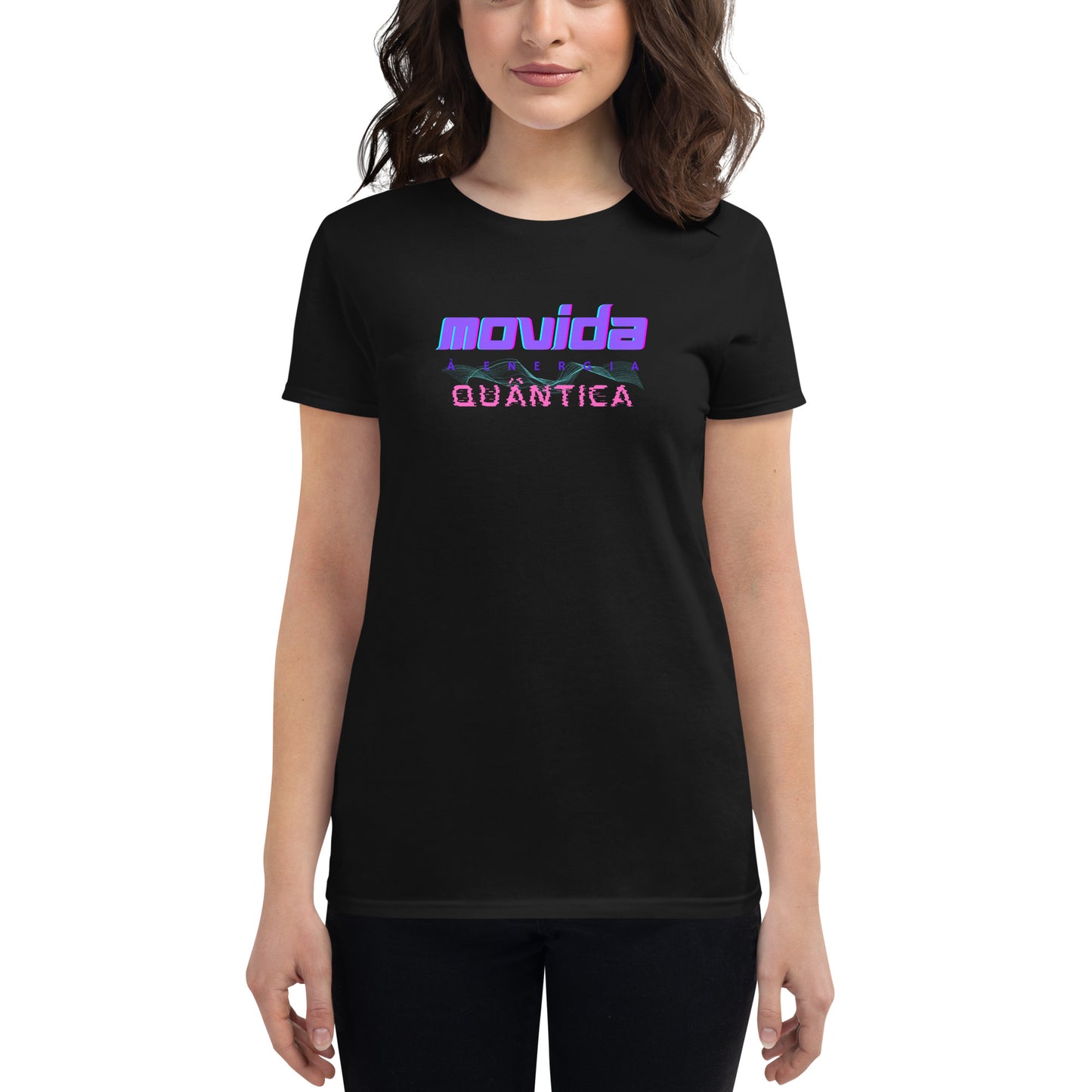 Camiseta (Gildan®): Movida à Energia Quântica (feminina)