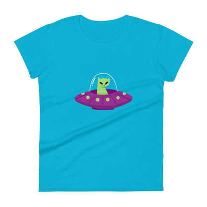 Camiseta (Gildan®): Cat Alien (feminina)