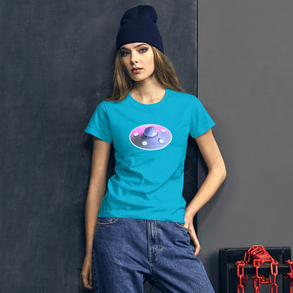 Camiseta (Gildan®): UFO (mangas curtas) (feminina)