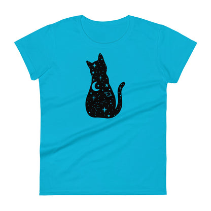 Camiseta (Gildan®): Stellar Cat (mangas curtas) (feminina)