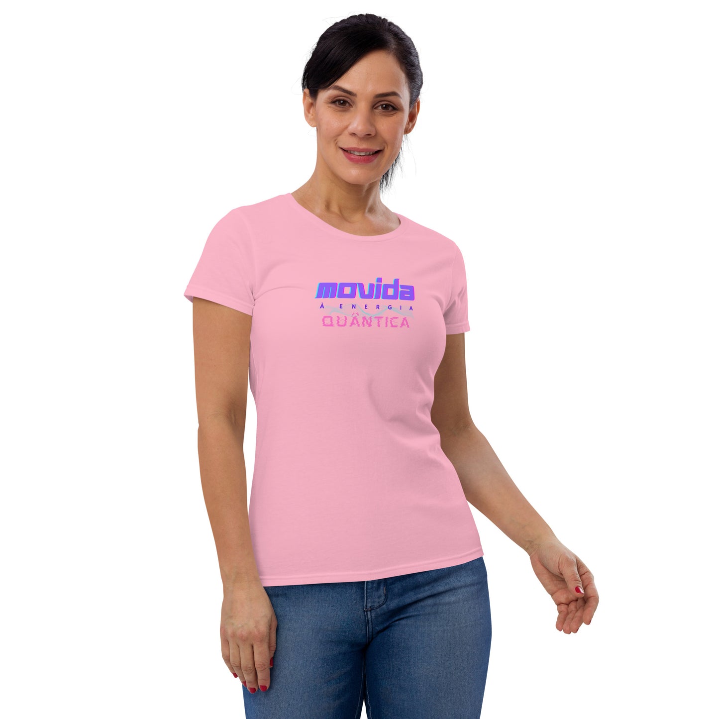 Camiseta (Gildan®): Movida à Energia Quântica (feminina)