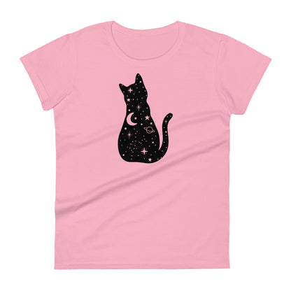 Camiseta (Gildan®): Stellar Cat (mangas curtas) (feminina)