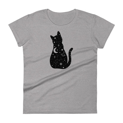 Camiseta (Gildan®): Stellar Cat (mangas curtas) (feminina)