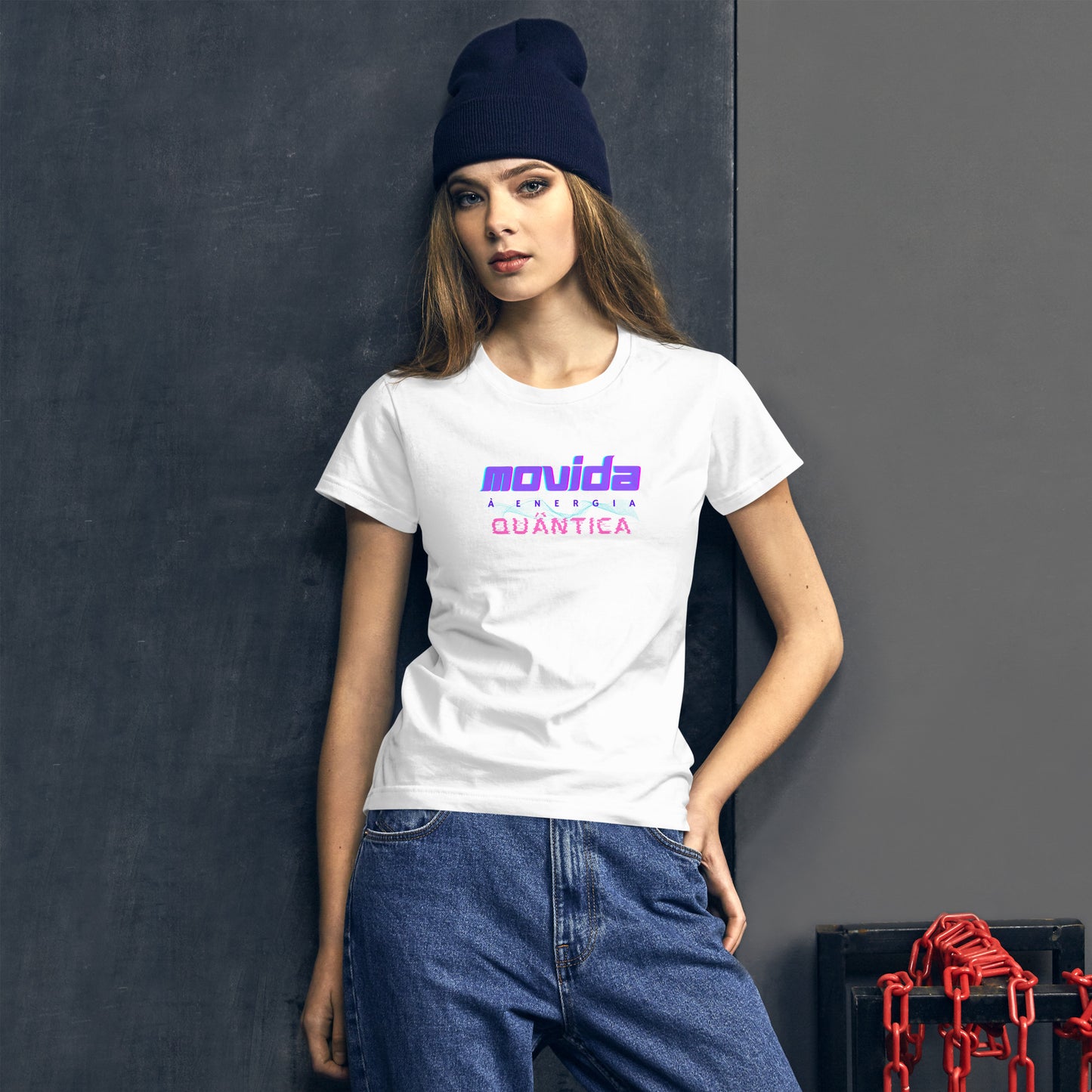 Camiseta (Gildan®): Movida à Energia Quântica (feminina)