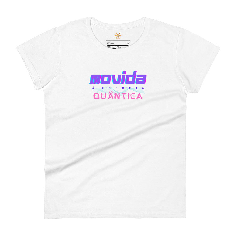 Camiseta (Gildan®): Movida à Energia Quântica (feminina)