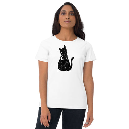 Camiseta (Gildan®): Stellar Cat (mangas curtas) (feminina)