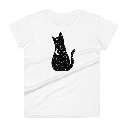 Camiseta (Gildan®): Stellar Cat (mangas curtas) (feminina)